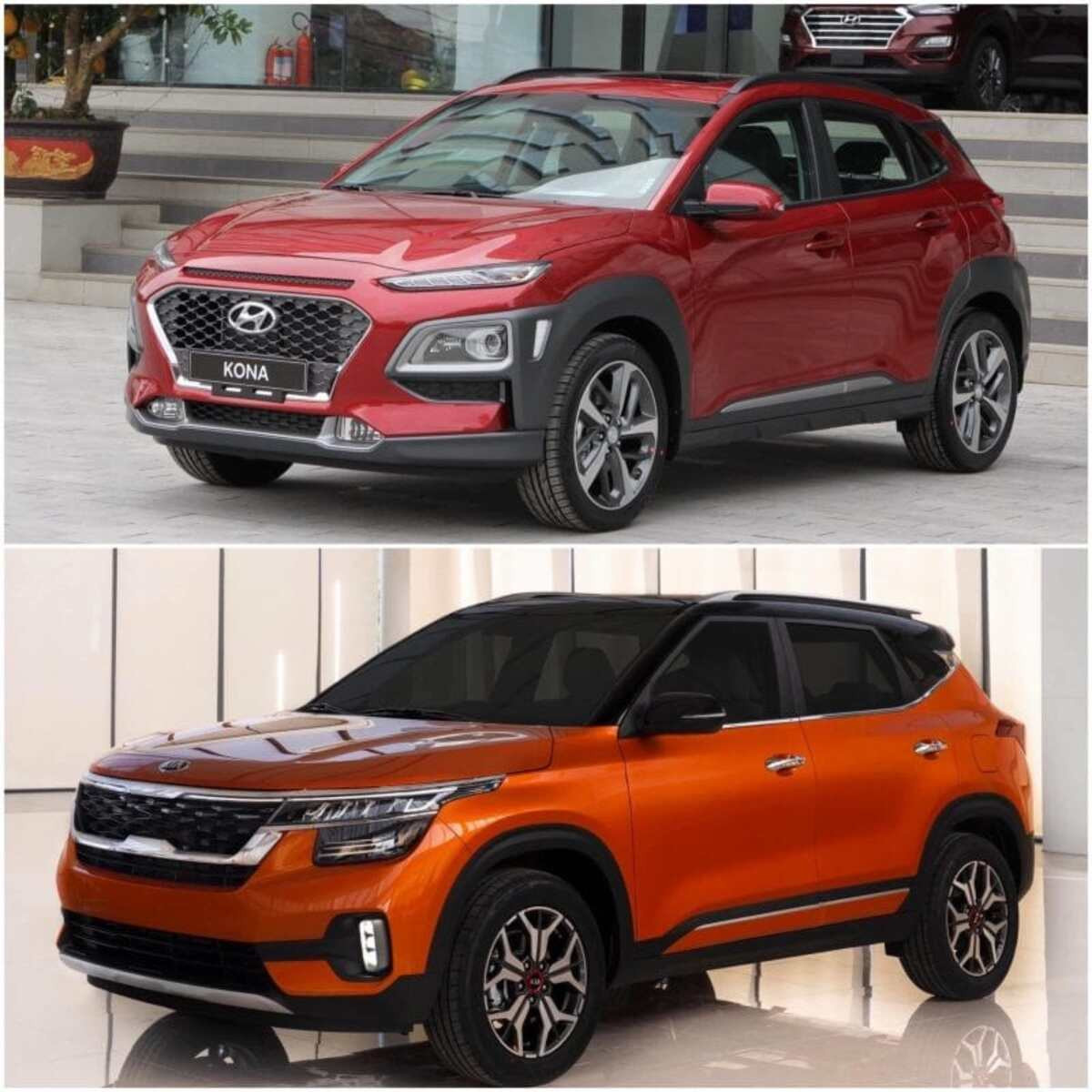 So sánh Kia Seltos Premium 2020 và Hyundai Kona 1.6 Turbo 2020