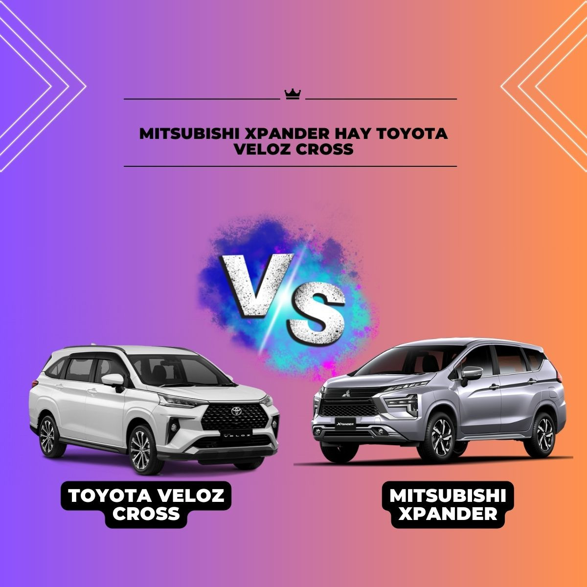 So sánh Mitsubishi Xpander và Toyota Veloz Cross