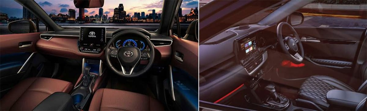 So sánh nội thất Toyota Corolla Cross và Kia Seltos