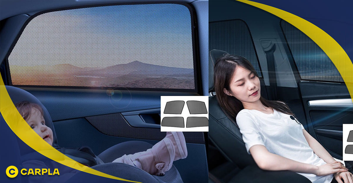 Tấm che nắng ô tô giúp không gian trong xe mát mẻ, dễ chịu hơn