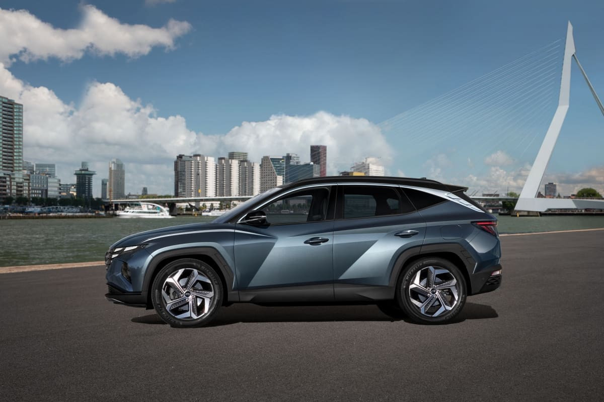 Thân xe Hyundai Tucson 2021