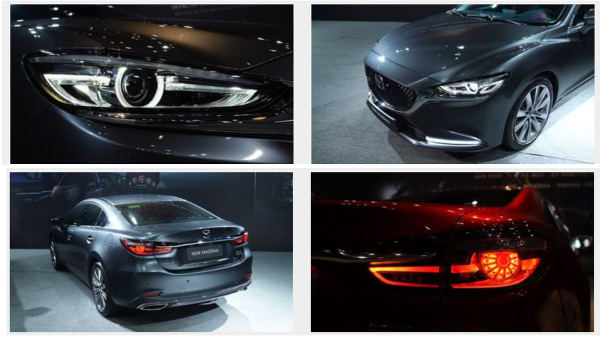 Thiết kế ngoại thất Mazda 6 2021 ấn tượng