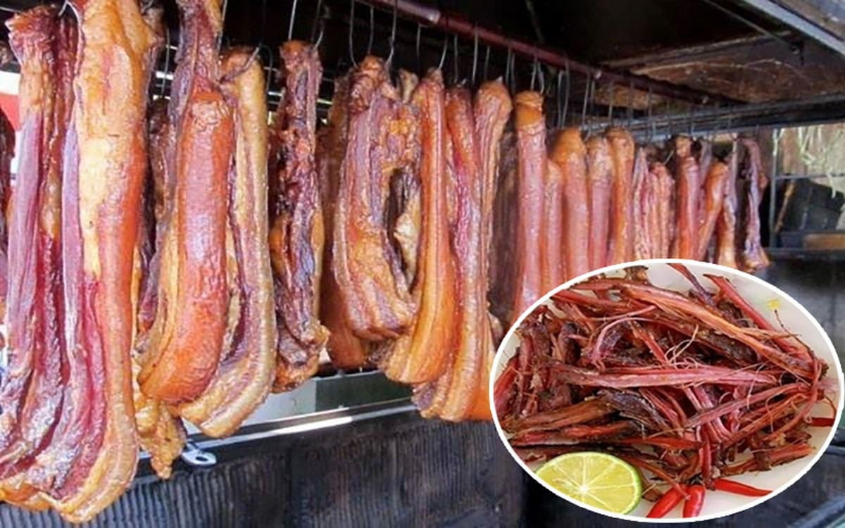 Thịt lợn gác bếp