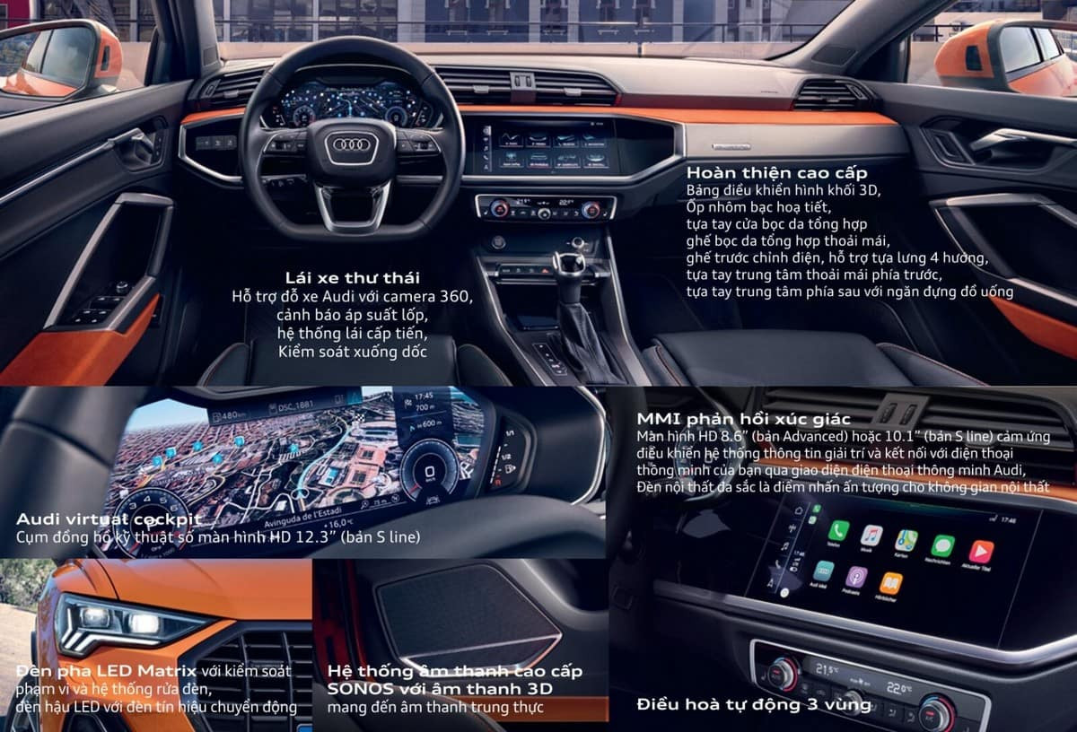 Tiện nghi Audi Q3