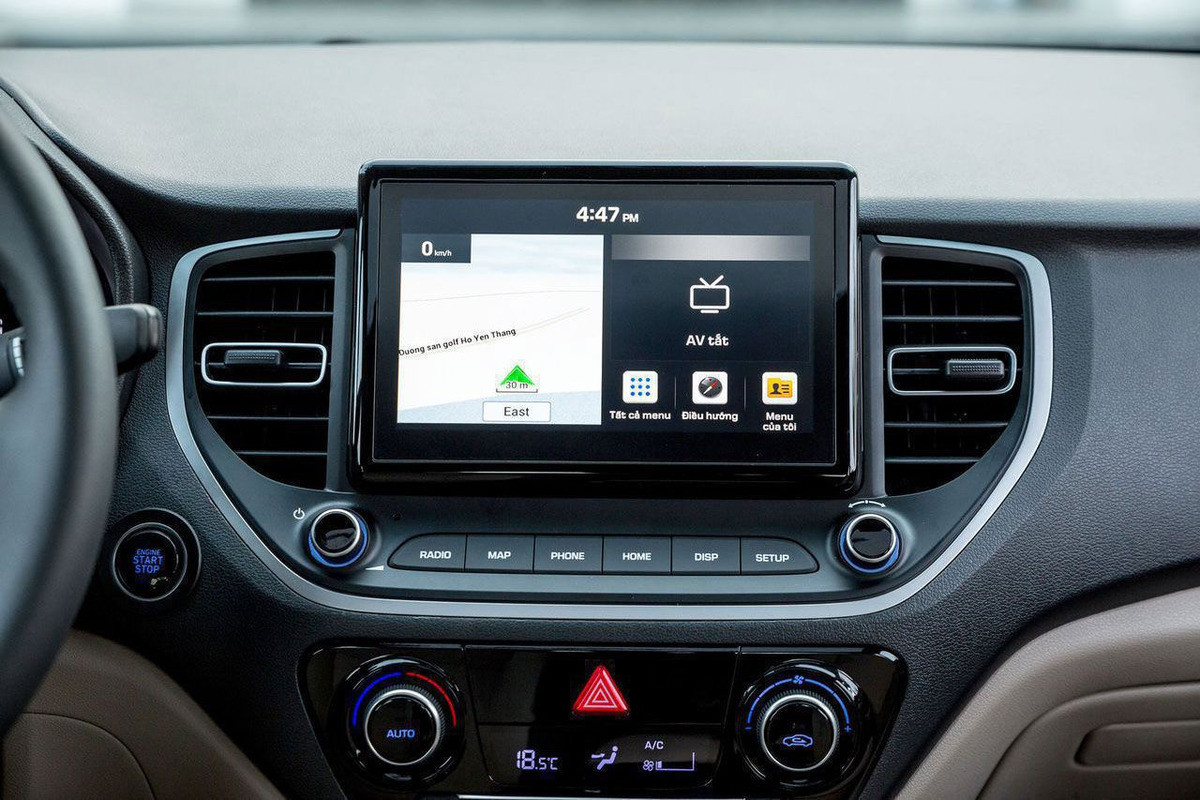 Tiện nghi Hyundai Accent 2022
