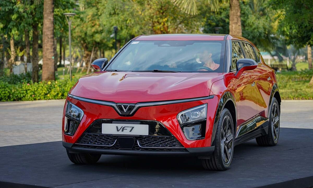 VF7 có thiết kế tối giản mang đến sự thuận tiện khi sử dụng