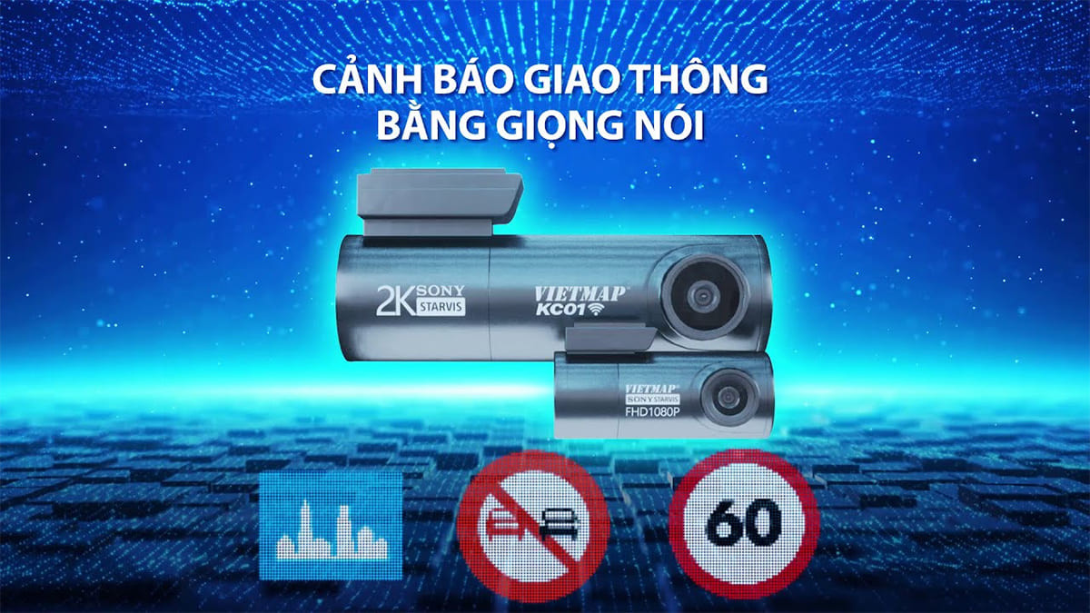 VietMap KC01 Pro sở hữu nhiều tính năng hiện đại