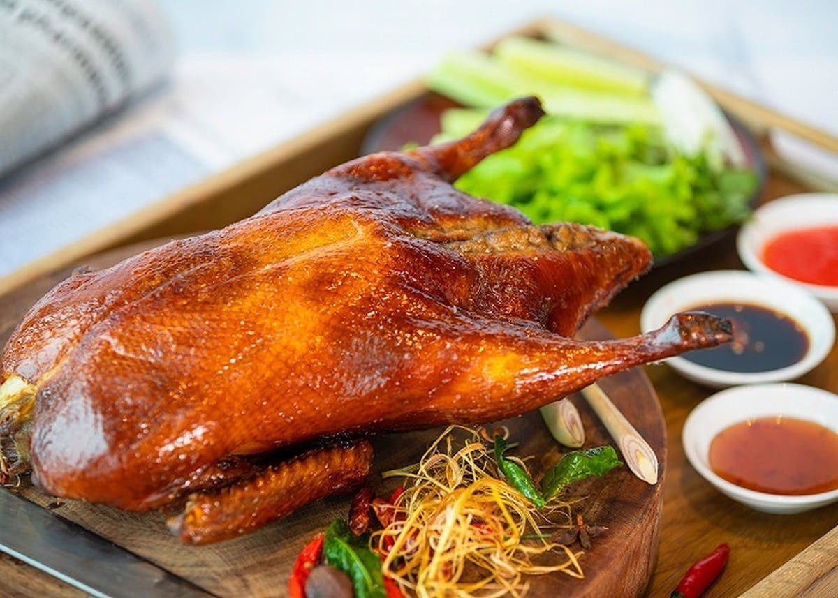 Vịt quay lá mắc mật