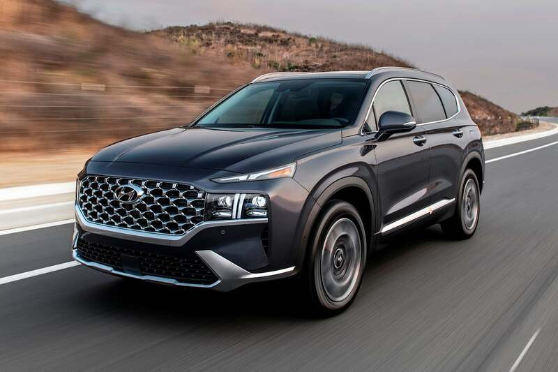 Xe Hyundai Santa Fe vận hành