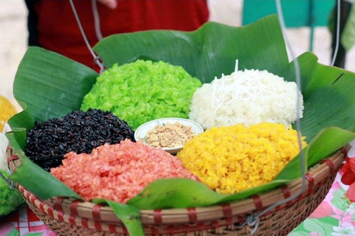 Xôi nếp nướng